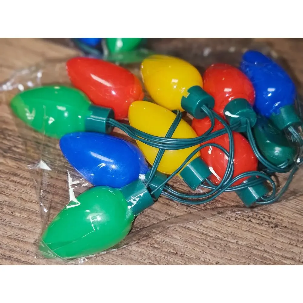 3 Pieces Christmas Light Necklace with 3 Flash Modes